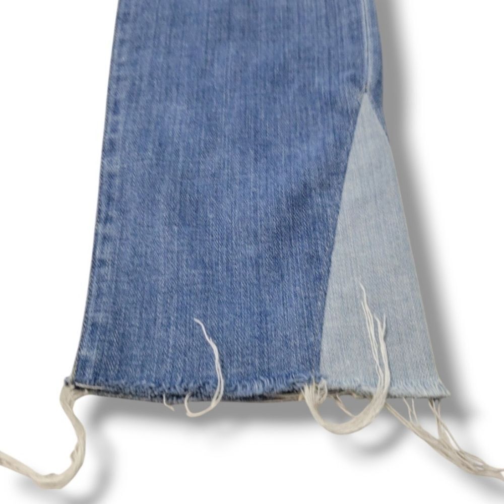 Frame Jeans Size 26 W27"xL26.5" Frame Le High Straight Jeans Stretch Blue Denim - Picture 7 of 8